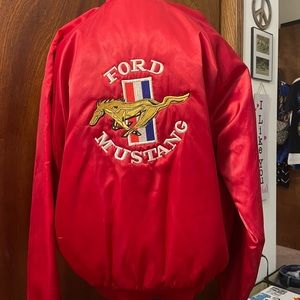Pair of vintage Satin Ford Mustang jackets, see photos!